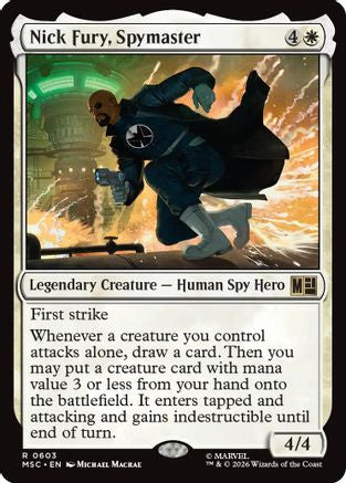 Nick Fury, Spymaster (603) - Commander: Marvel Super Heroes