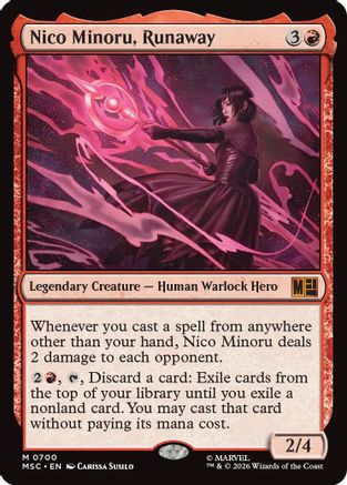 Nico Minoru, Runaway (700) Foil - Commander: Marvel Super Heroes