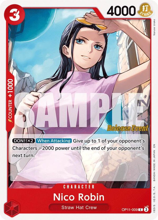 Nico Robin (OP11-009) Release Event Cards