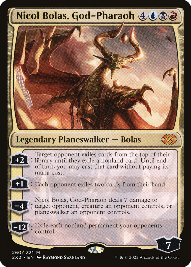 Nicol Bolas, God-Pharaoh (260) - Double Masters 2022