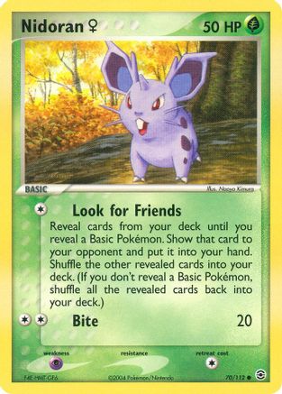 Nidoran F (70) Reverse Holofoil - FireRed & LeafGreen
