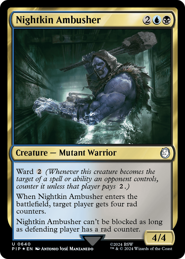 Nightkin Ambusher (640) Surge Foil - Fallout