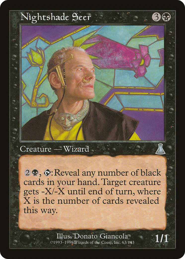 Nightshade Seer (063) Foil - Urza's Destiny