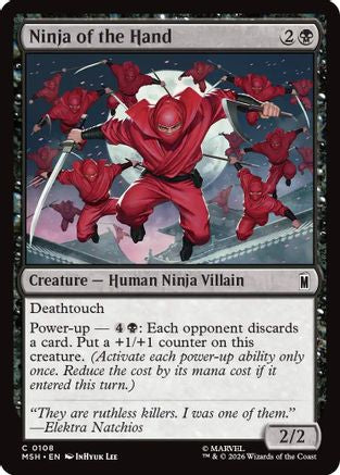 Ninja of the Hand (108) Foil - Marvel Super Heroes