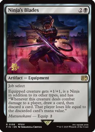 Ninja's Blades (108) Foil - FINAL FANTASY