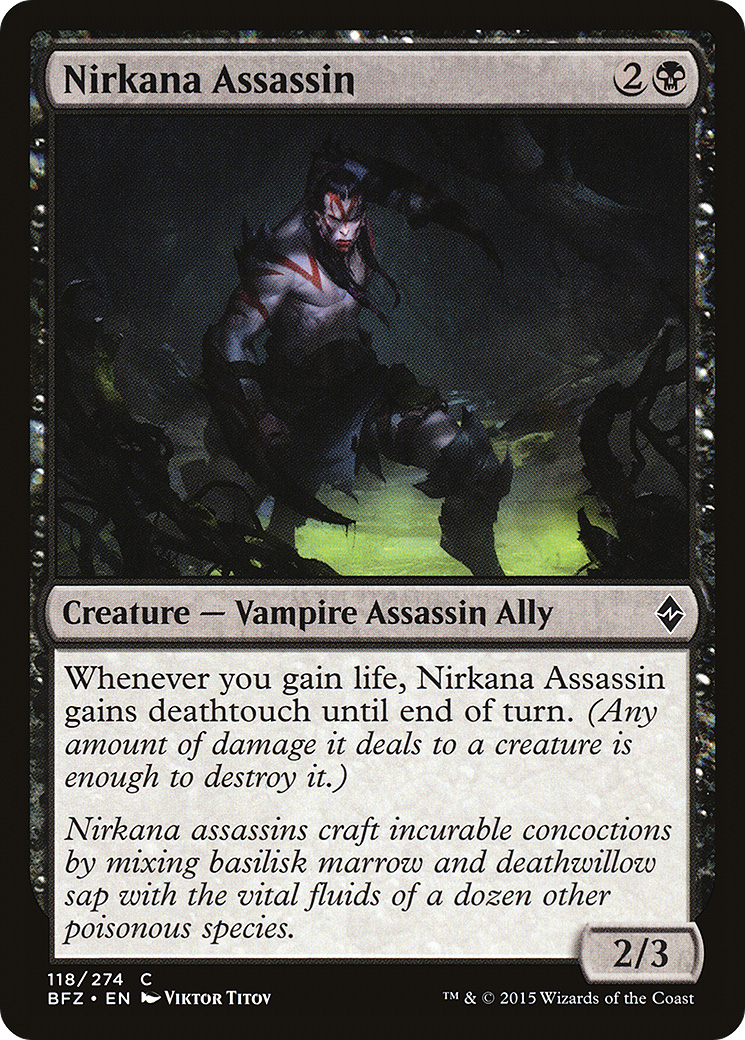 Nirkana Assassin (118) - Battle for Zendikar