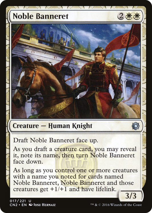 Noble Banneret (017) Foil - Conspiracy: Take the Crown