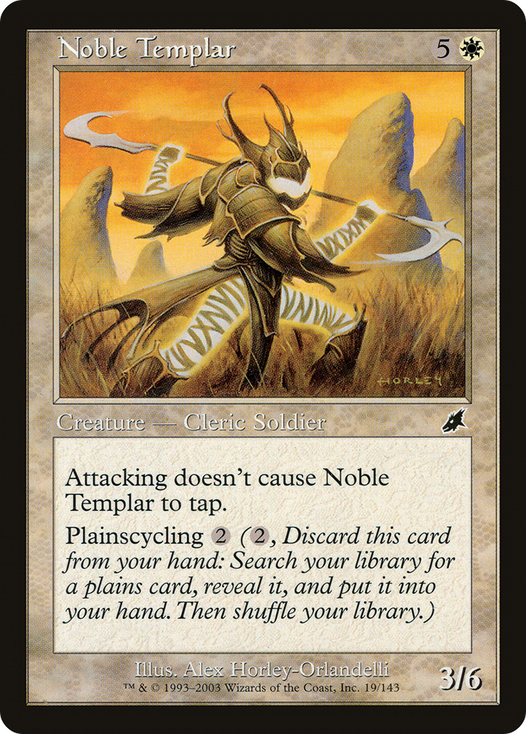 Noble Templar (019) Foil - Scourge