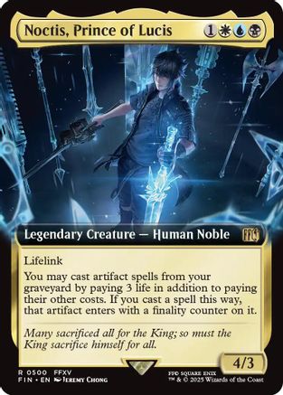 Noctis, Prince of Lucis (Extended Art) (500) - FINAL FANTASY