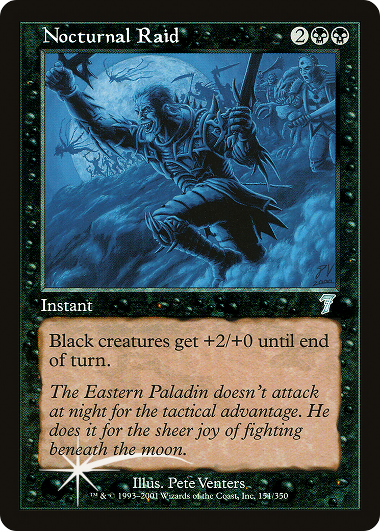 Nocturnal Raid (151) Foil - Seventh Edition