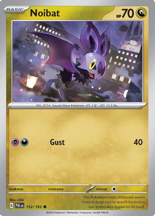 Noibat (152) Reverse Holofoil - Paldea Evolved