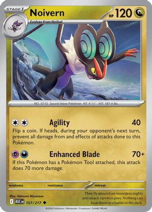 Noivern (157) Reverse Holofoil - Ascended Heroes