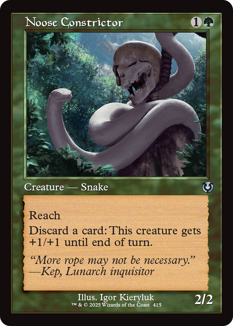 Noose Constrictor (Retro) (415) Foil - Innistrad Remastered