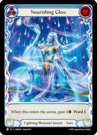 Nourishing Glow (Blue) (Extended Art) (OMN038) Cold Foil - Omens of the Third Age