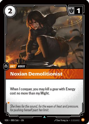 Noxian Demolitionist (080) Foil - Vendetta
