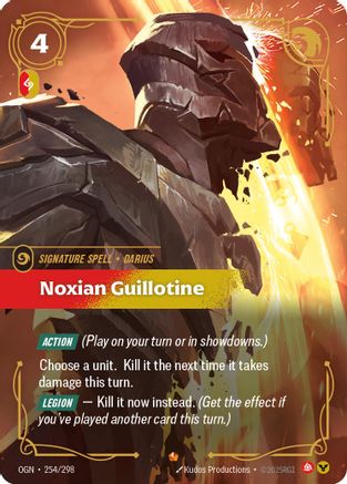 Noxian Guillotine (254) Foil - Origins