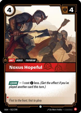 Noxus Hopeful (012) - Origins