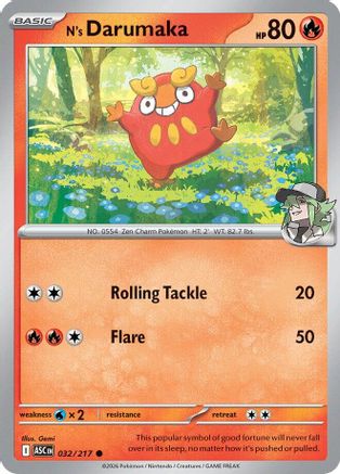 N's Darumaka (32) - Ascended Heroes