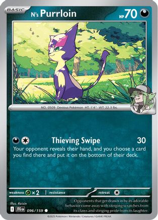 N's Purrloin (96) Reverse Holofoil - Journey Together