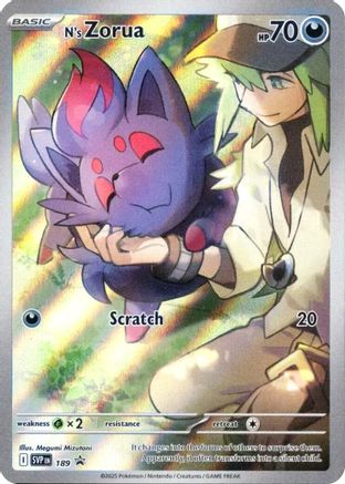 N's Zorua (189) Holofoil - Black Star Promos