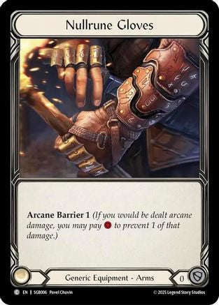 Nullrune Gloves (SGB006) - Silver Age