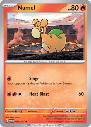Numel (11) - Paldean Fates