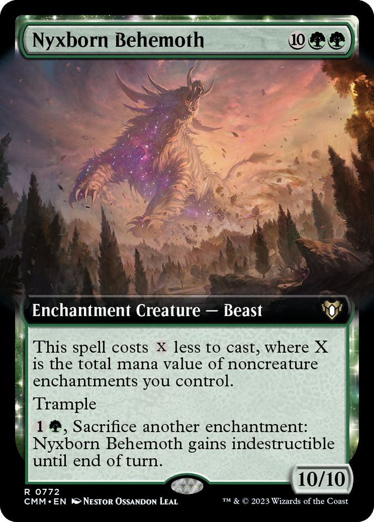 Nyxborn Behemoth (Extended Art) (772) - Commander Masters