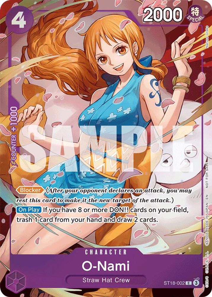 O-Nami (Alternate Art) (ST18-002) Foil