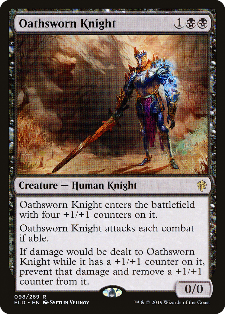 Oathsworn Knight (098) - Throne of Eldraine Foil