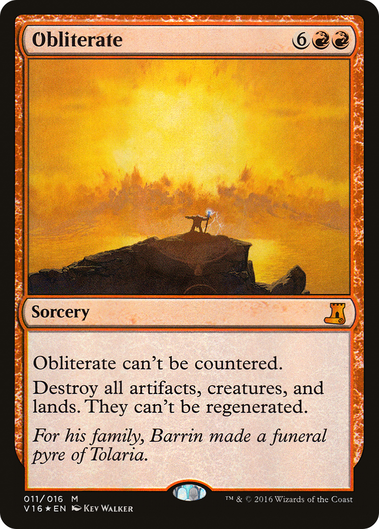 Obliterate (011) Foil - From the Vault: Lore