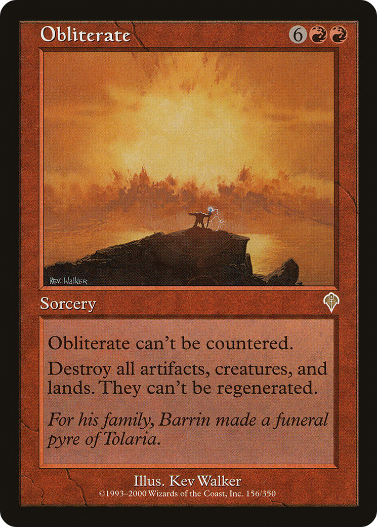 Obliterate (156) - Invasion