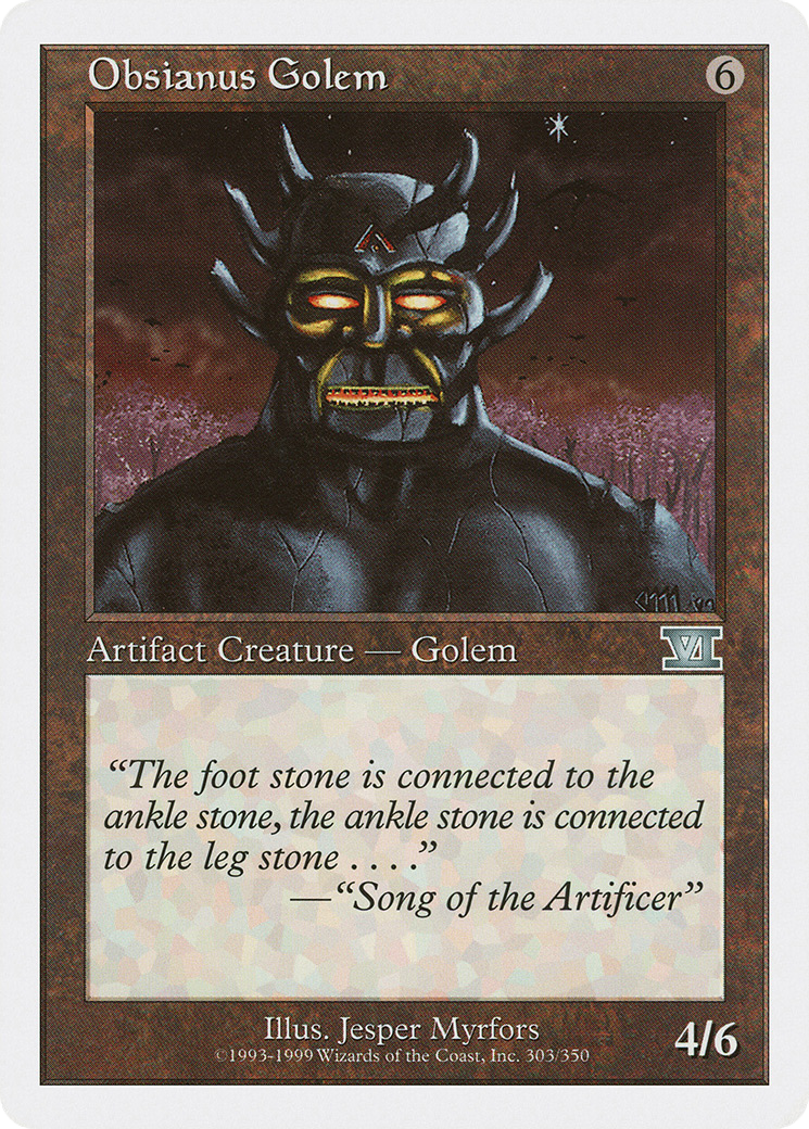 Obsianus Golem (303) - Classic Sixth Edition