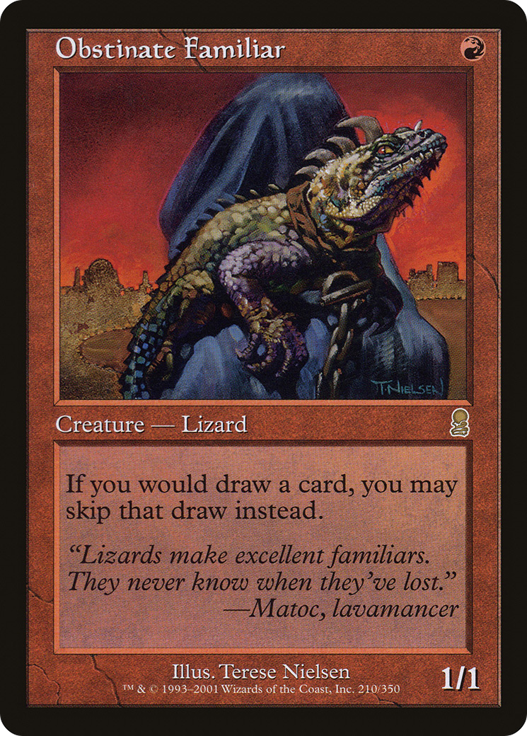 Obstinate Familiar (210) Foil - Odyssey