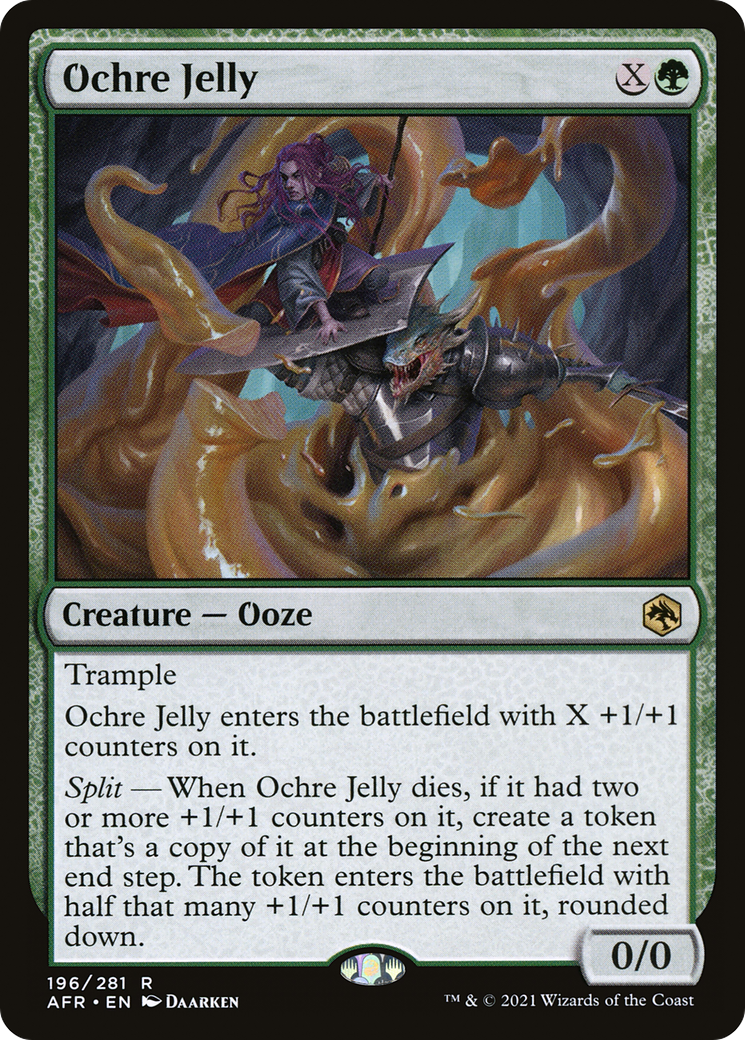 Ochre Jelly (196) - Adventures in the Forgotten Realms Foil