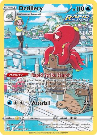 Octillery (TG03) Holofoil - Brilliant Stars