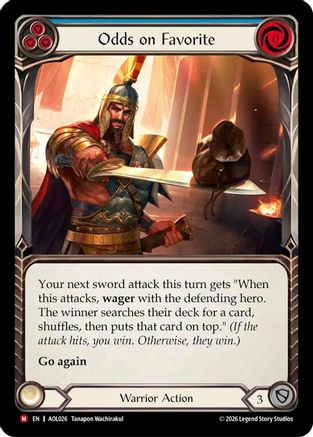 Odds on Favorite (AOL026) Rainbow Foil - Armory Deck: Olympia