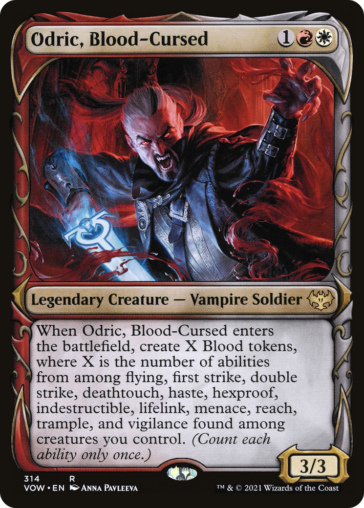 Odric, Blood-Cursed (Showcase) (314) - Innistrad: Crimson Vow Foil