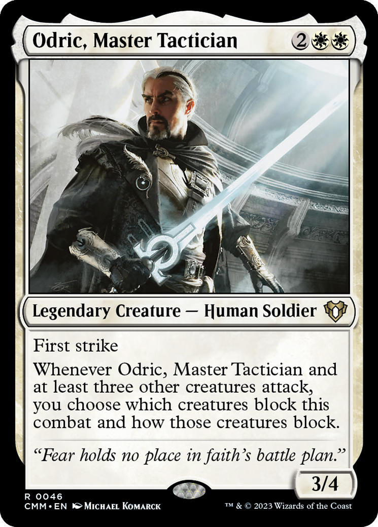 Odric, Master Tactician (046) Foil - Commander Masters