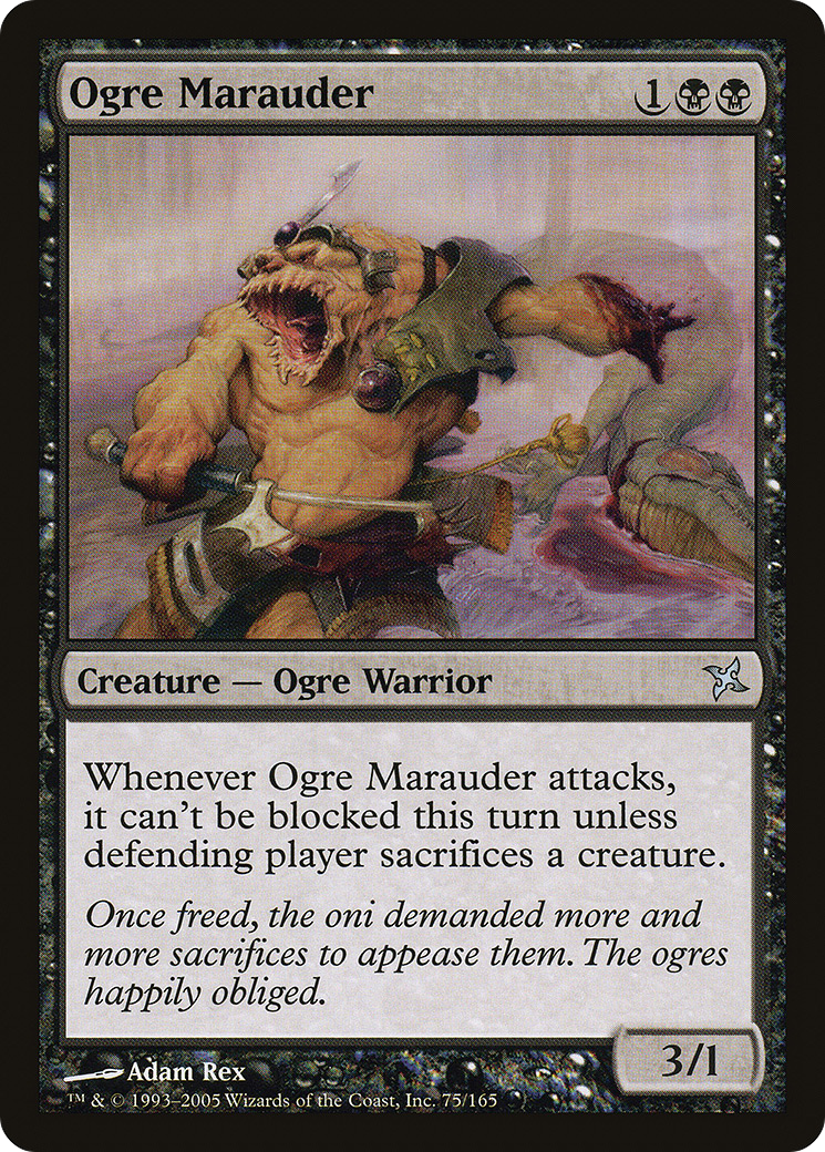 Ogre Marauder (075) - Betrayers of Kamigawa