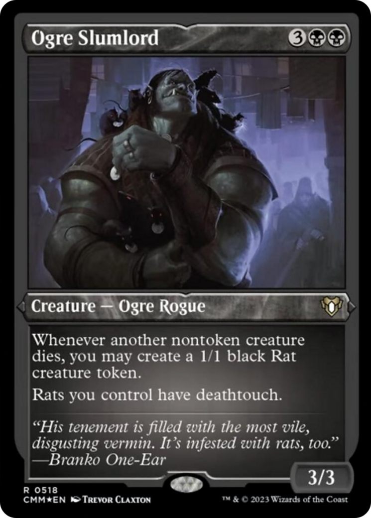 Ogre Slumlord (518) Etched Foil - Commander Masters