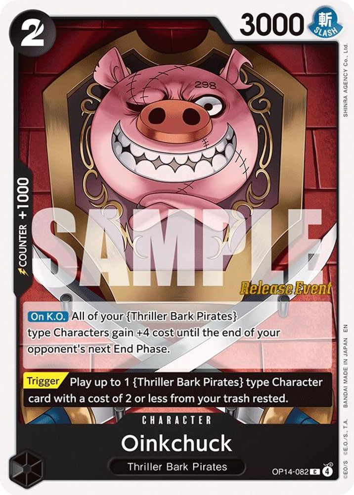 Oinkchuck (OP14-082) Release Event Cards