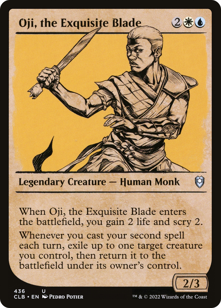Oji, the Exquisite Blade (Showcase) (436) - Commander Legends: Battle for Baldur's Gate Foil