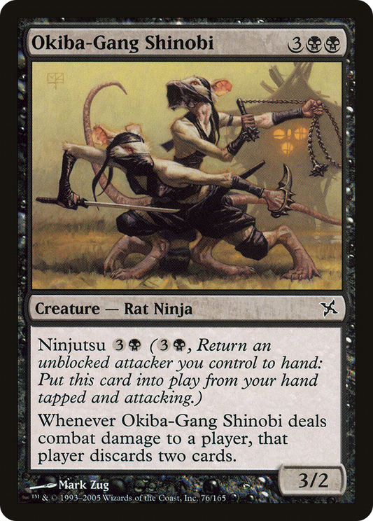 Okiba-Gang Shinobi (076) - Betrayers of Kamigawa