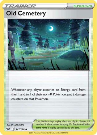Old Cemetery (147) Reverse Holofoil - Chilling Reign
