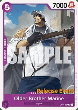Older Brother Marine (OP16-061) Release Event Cards