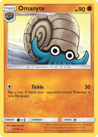 Omanyte (75) - Team Up