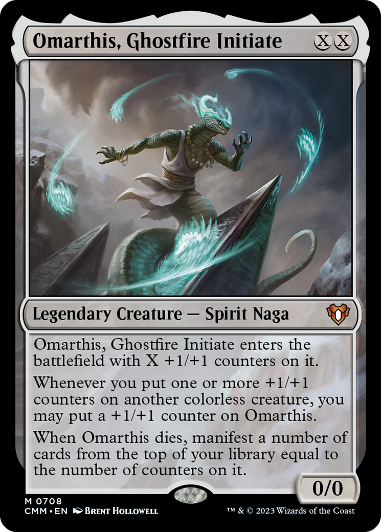 Omarthis, Ghostfire Initiate (708) Foil - Commander Masters