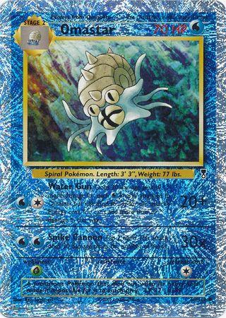 Omastar (58) Reverse Holofoil - Legendary Collection