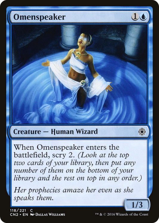 Omenspeaker (118) Foil - Conspiracy: Take the Crown