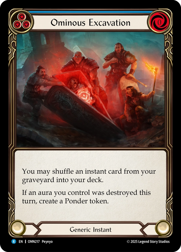 Ominous Excavation (OMN217) - Omens of the Third Age